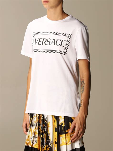 oversized versace shirt|plain white Versace shirt.